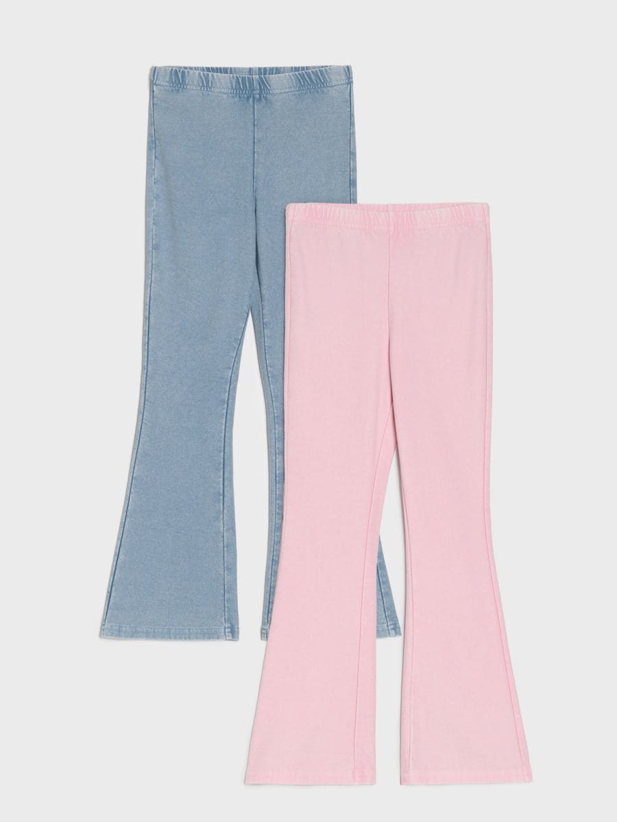 Pantaloni a zampa di elefante 2 pack - multicolor - SINSAY