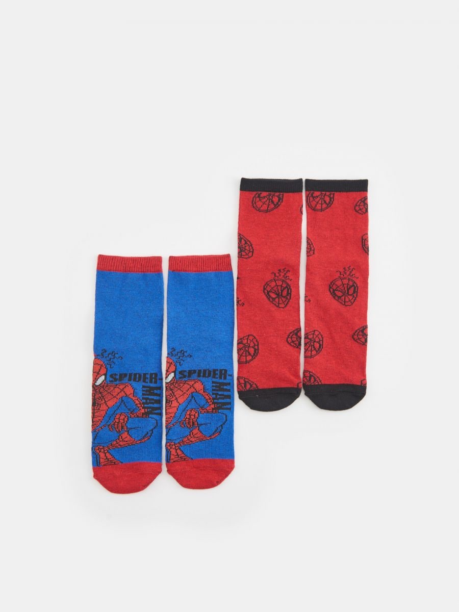 Komplet od 2 para čarapa Spider-Man - crvena - SINSAY