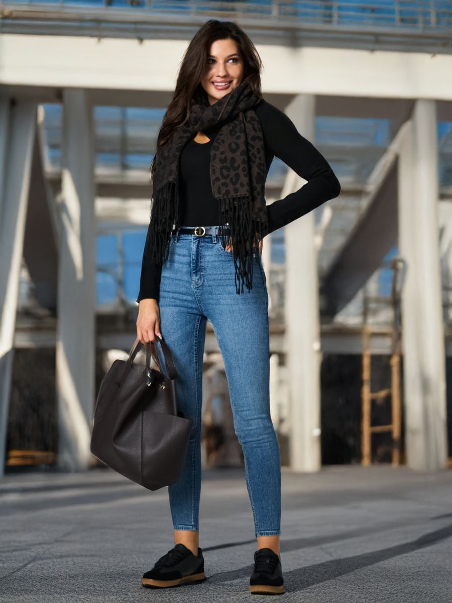 Jeansy skinny - niebieski - SINSAY