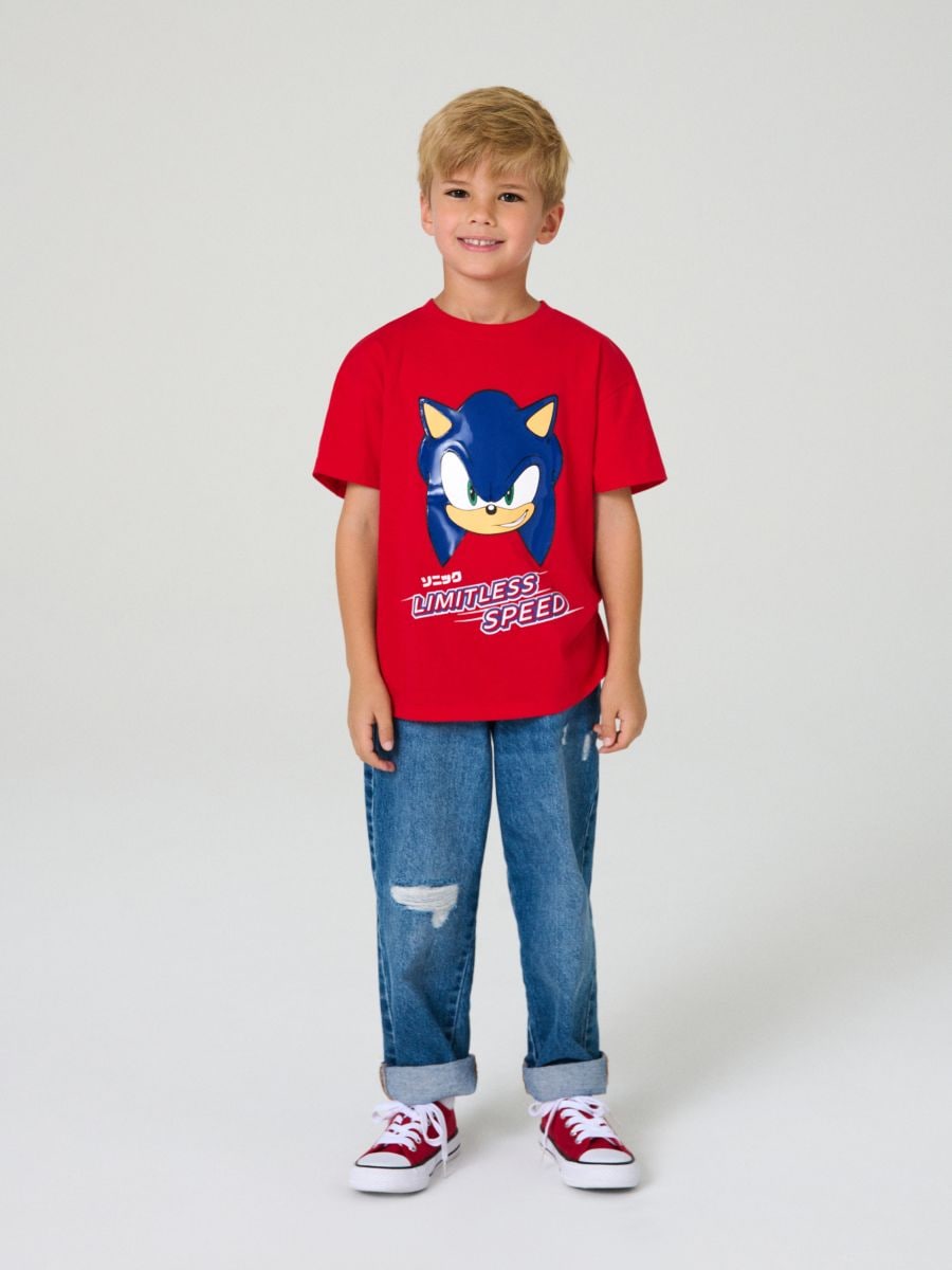 Maglietta Sonic the Hedgehog: Modern - rosso - SINSAY