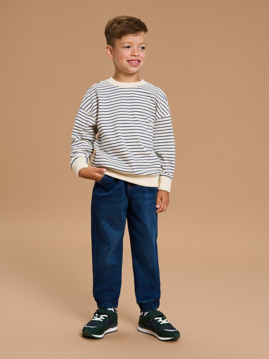 Джинси jogger - темно-синій - SINSAY