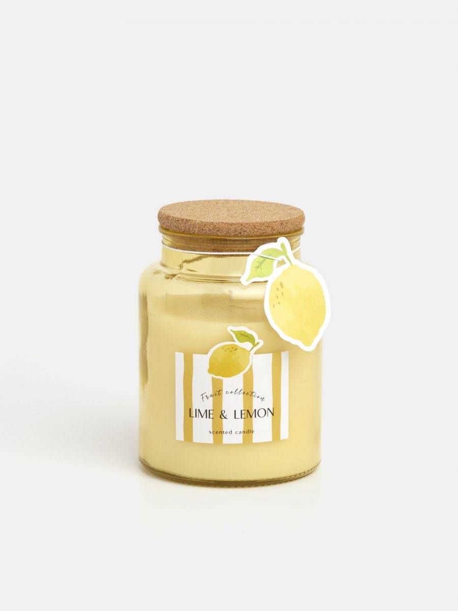 Candela profumata Lime & Lemon - giallo chiaro - SINSAY