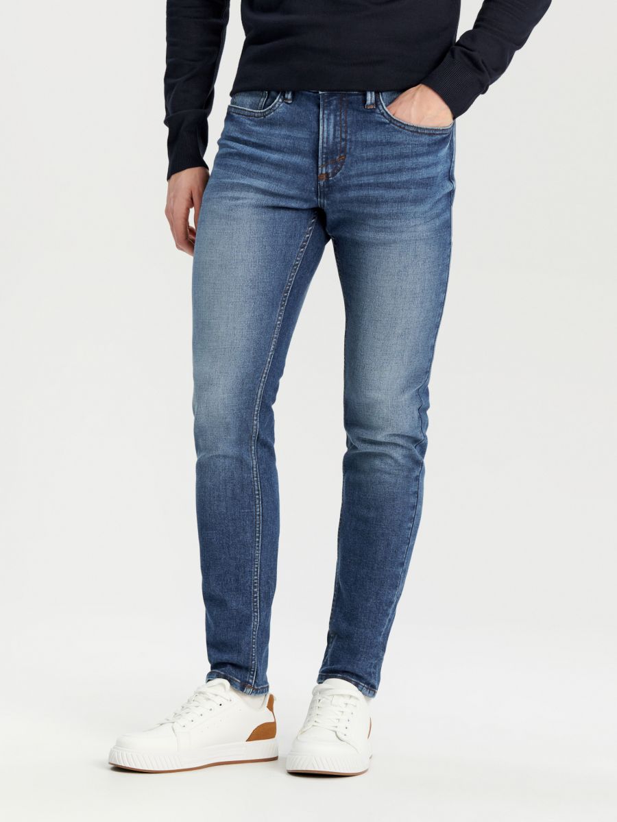 Skinny fit jeans - plava - SINSAY