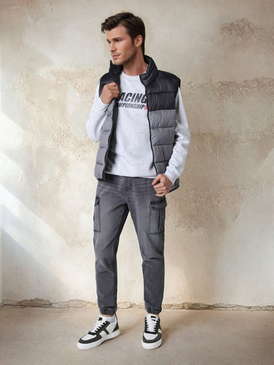 Cargo jogger farmer - szürke - SINSAY