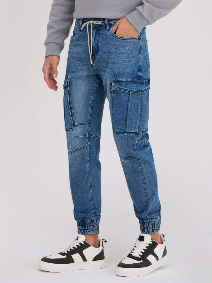 Jeans cargo jogger - blu - SINSAY