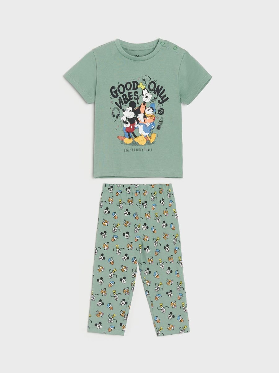 Komplet pižame Disney - bledo zelena - SINSAY