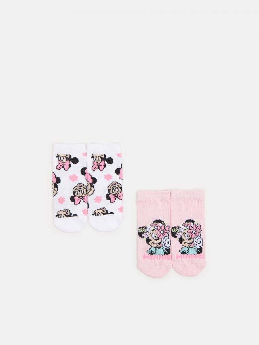 Socken Minnie Mouse, 2er-Pack - Mehrfarbig - SINSAY