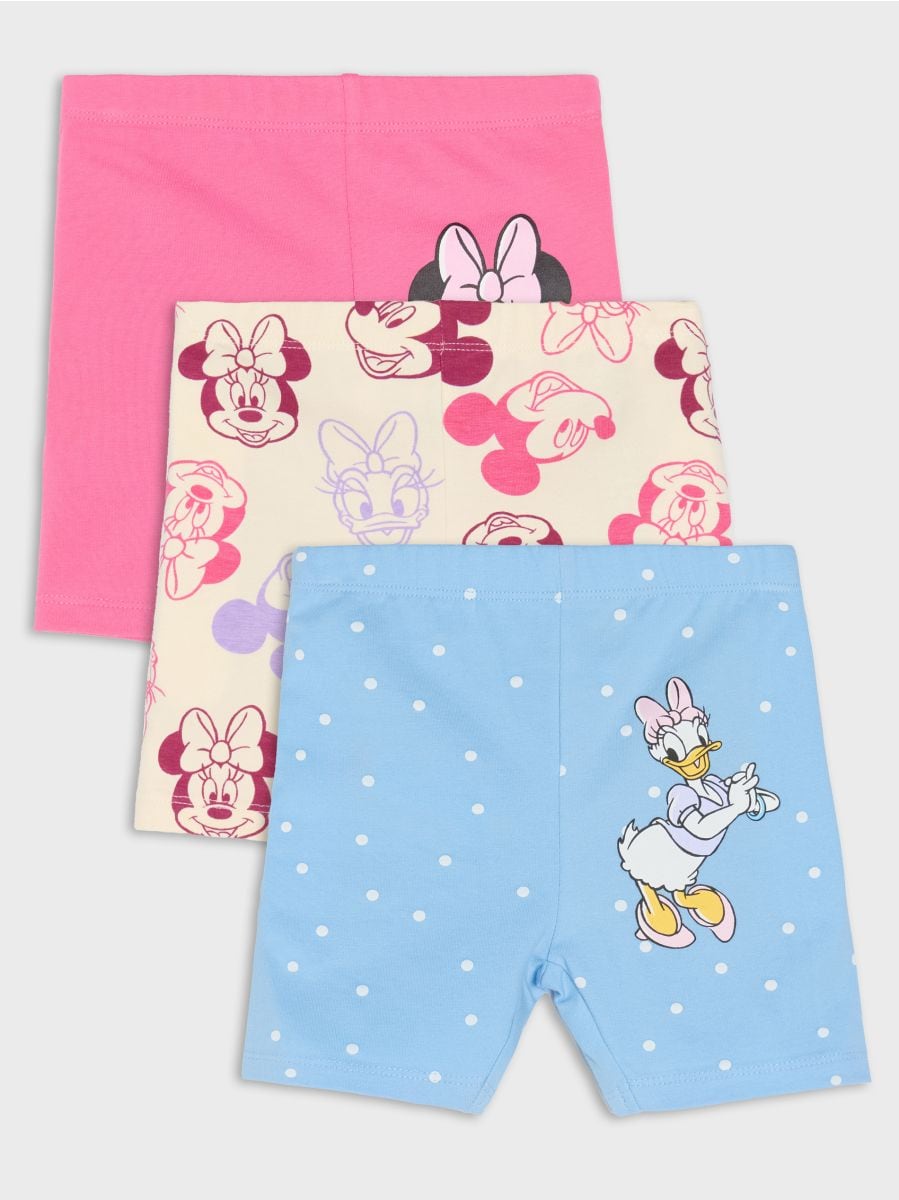 Komplet od 3 para helanki Mickey Mouse - roze - SINSAY