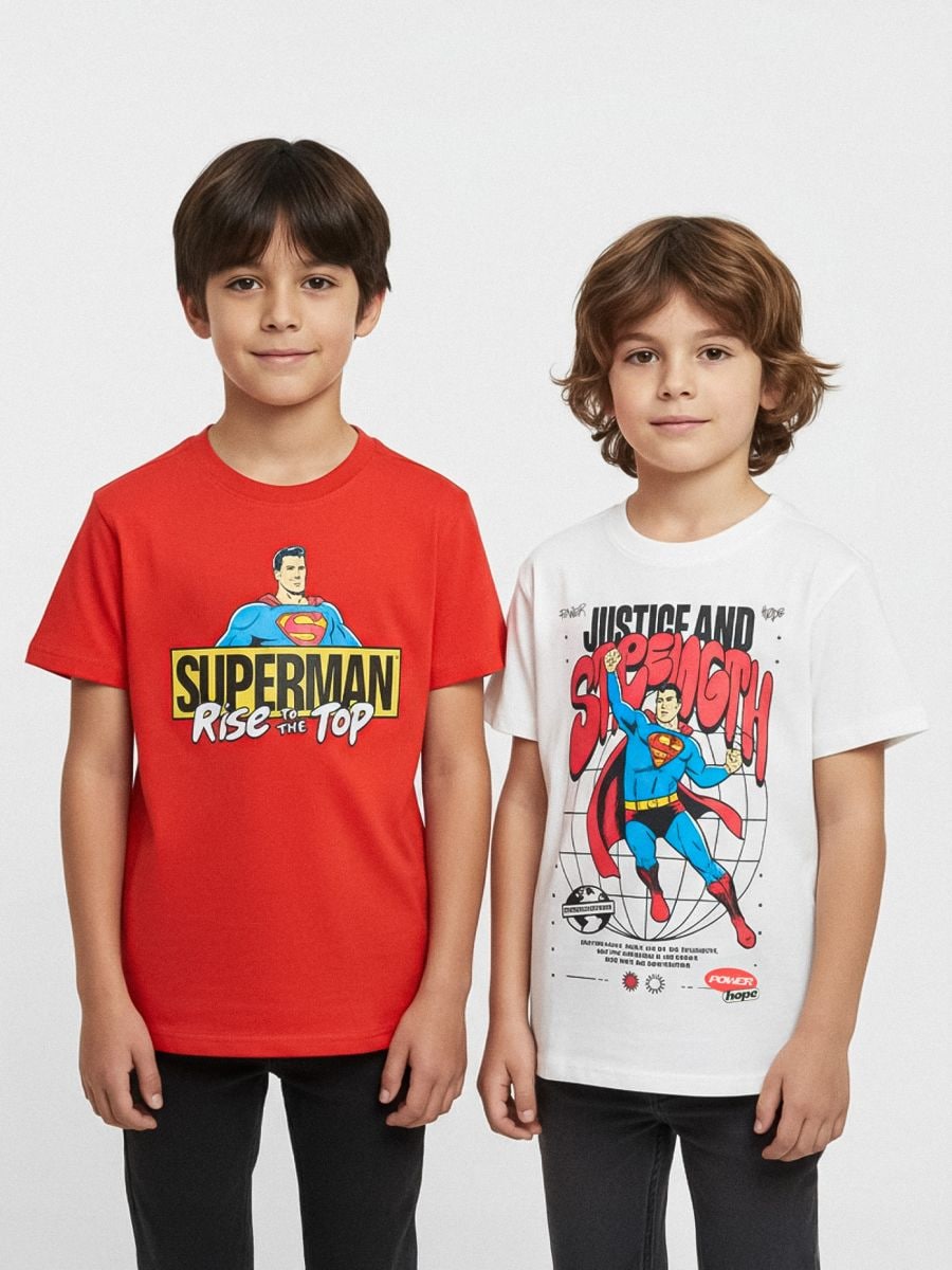 Set de 2 tricouri Superman - multicolor - SINSAY