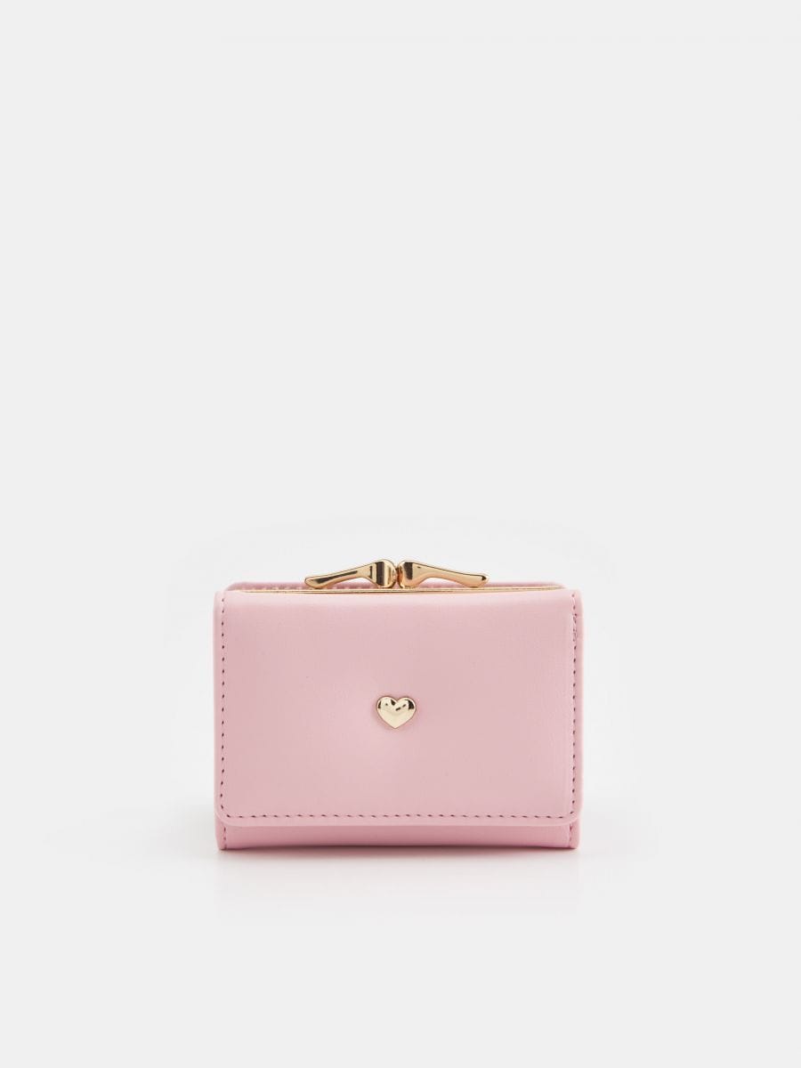 Peňaženka - popolavá ružová - SINSAY
