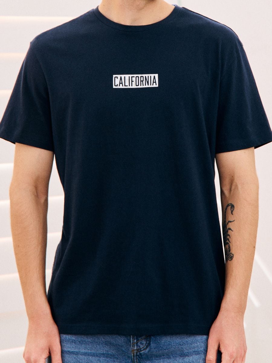 Tricou - bleumarin - SINSAY