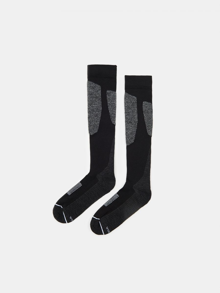 Шкарпетки до коліна - чорний - SINSAY