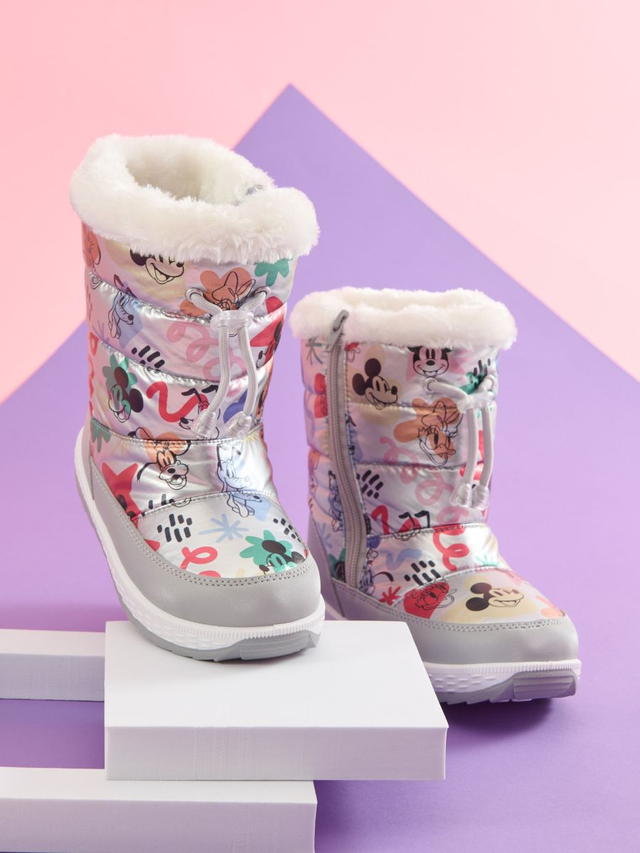 Disney snow boots - srebrno - SINSAY