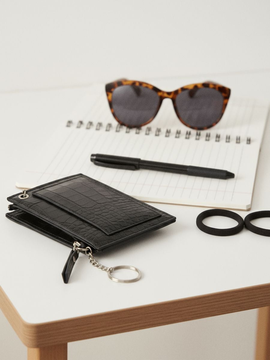 Portfel na karty - czarny - SINSAY