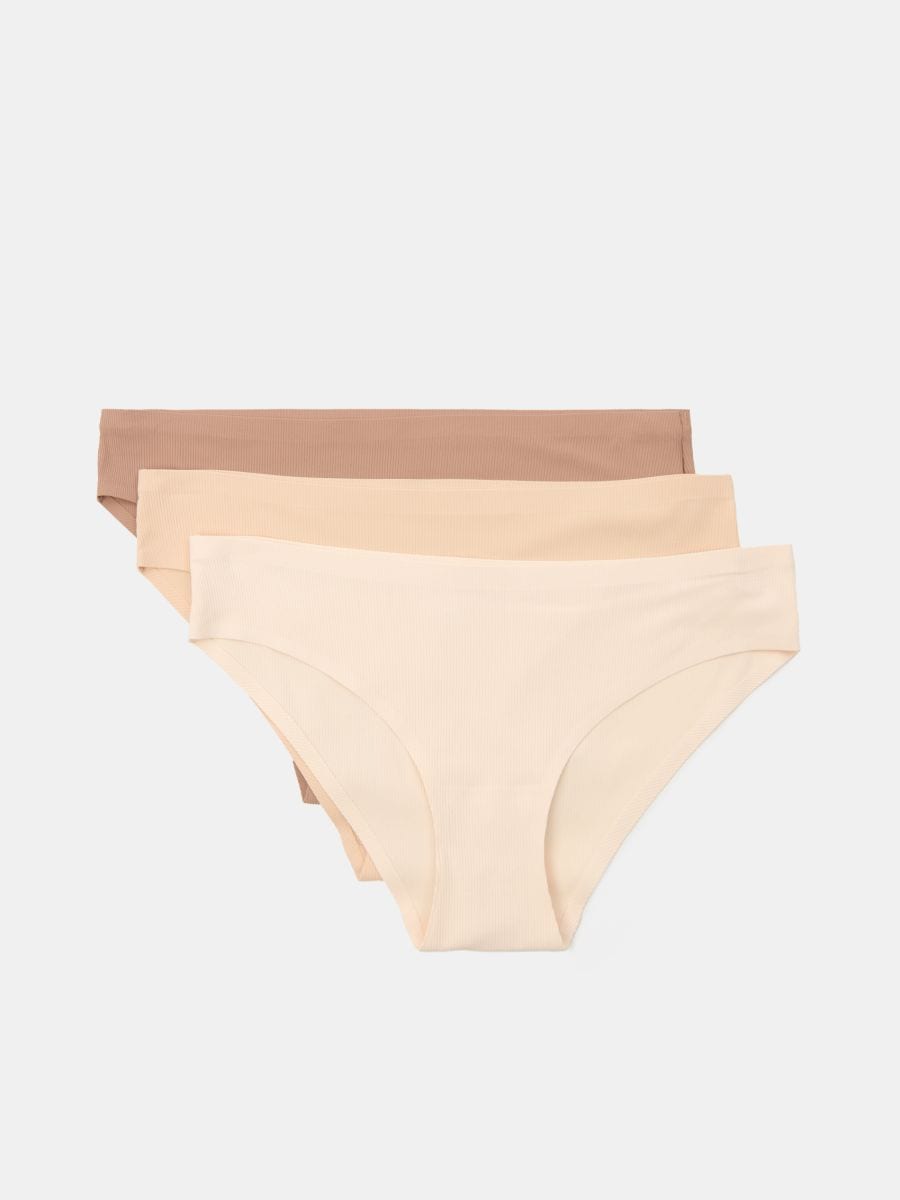 Bezszwowe figi 2 pack - wielobarwny - SINSAY