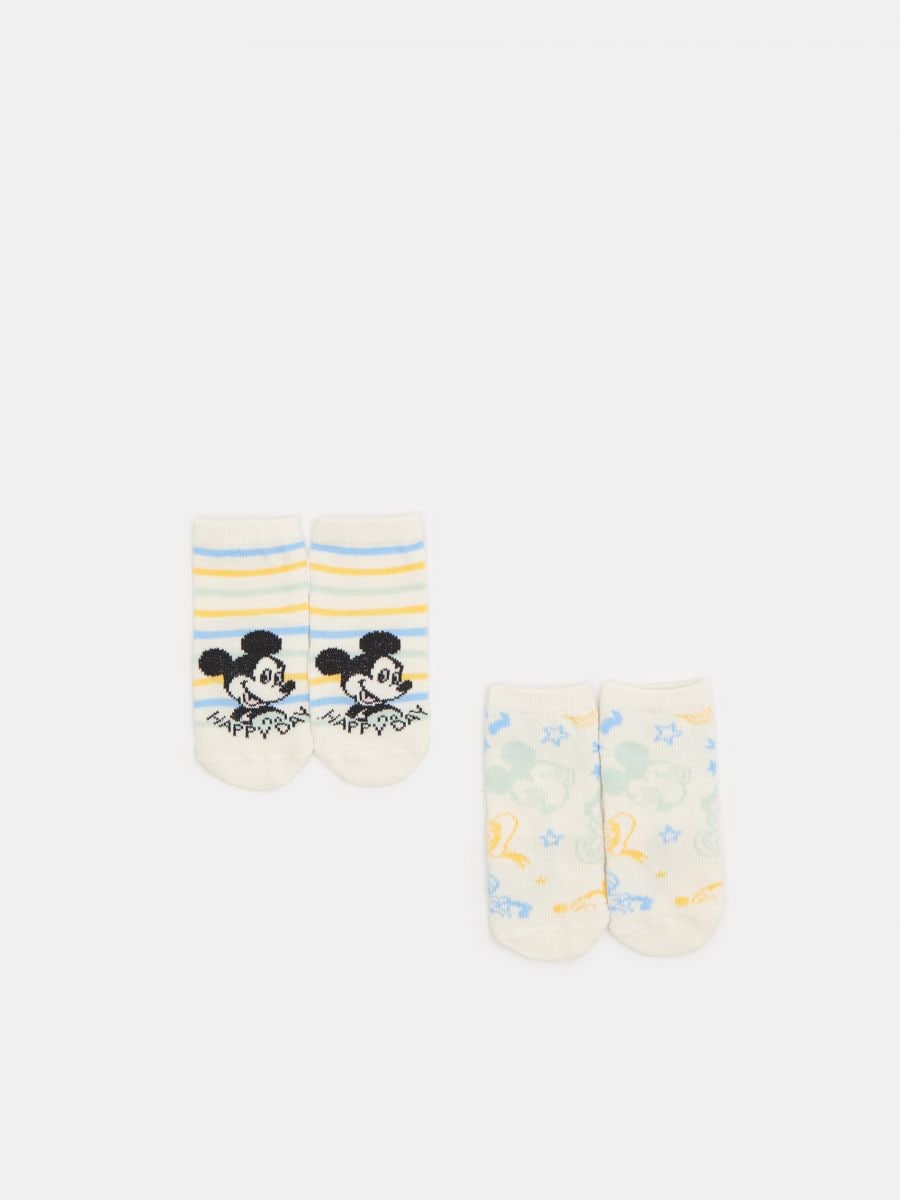 Sada 2 párů ponožek Mickey Mouse - vícebarevná - SINSAY