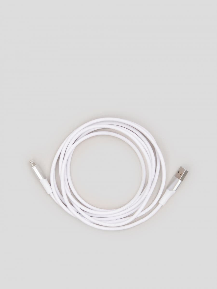 Кабель USB - білий - SINSAY