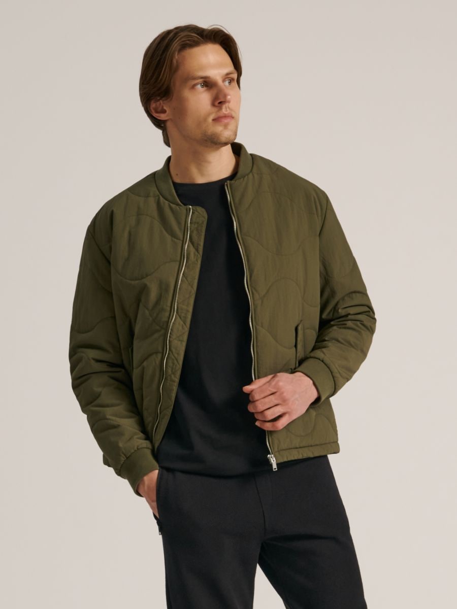 Bomber jacket - teal green - SINSAY