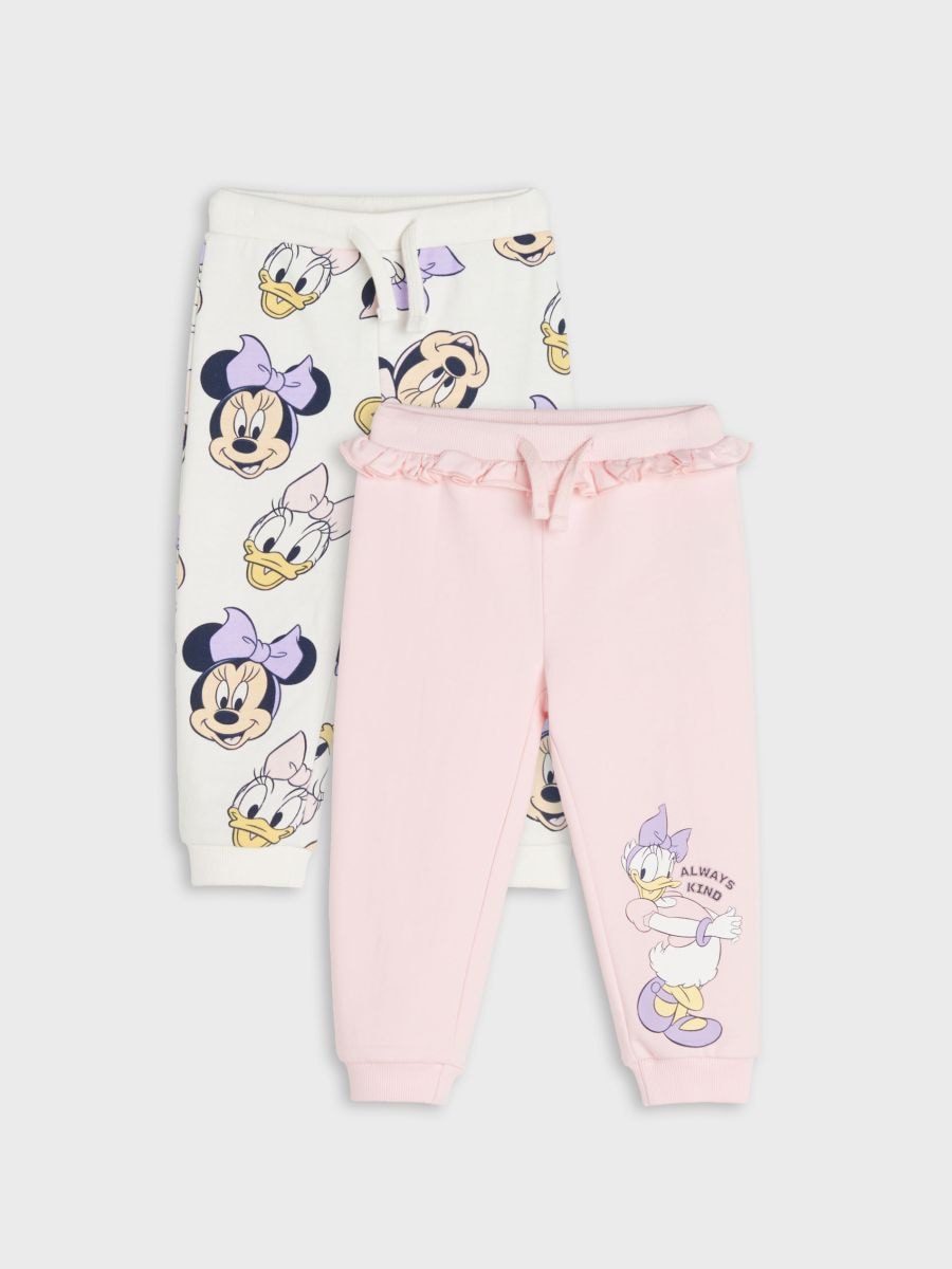 Трикотажні штани, 2 пари Mickey Mouse - рожевий - SINSAY