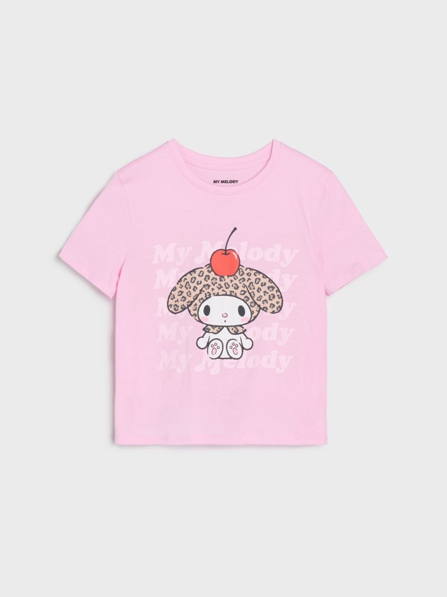 Тениска My Melody - пастелнорозово - SINSAY