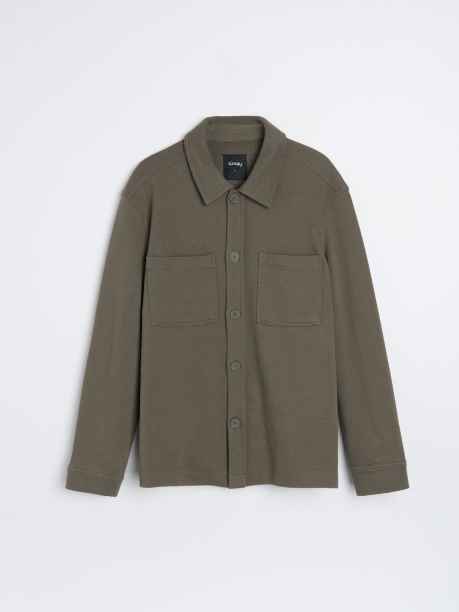 Kurtka koszulowa - khaki - SINSAY