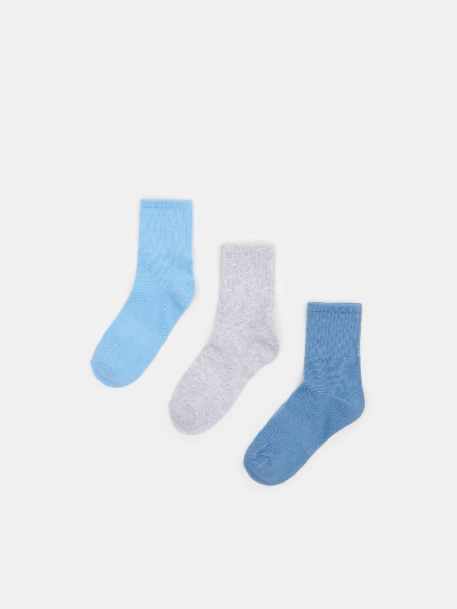 Súprava 3 párov ponožiek - viacfarebná - SINSAY