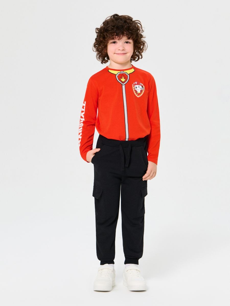 Nohavice slim - čierna - SINSAY