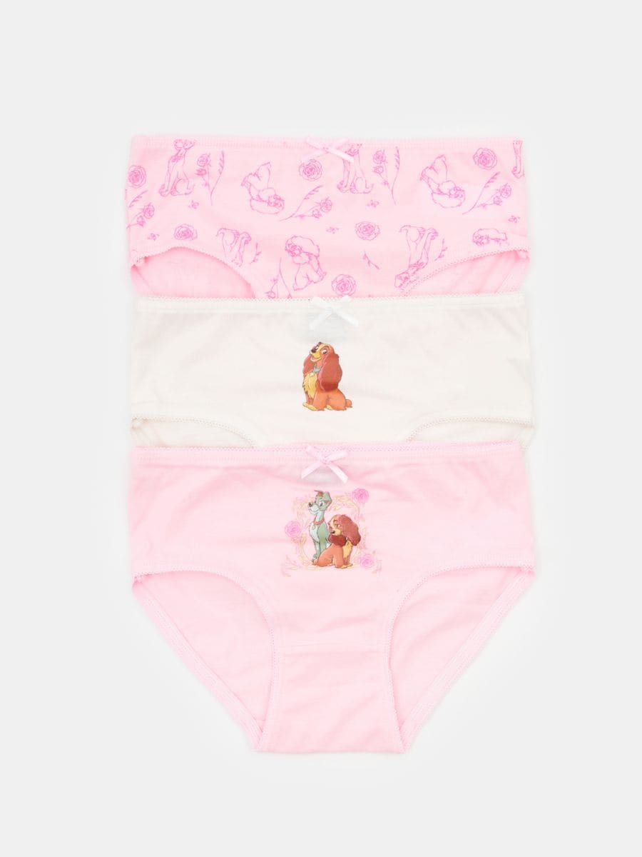 Σετ με 3 σλιπ Lady and the Tramp - πολυχρωμο - SINSAY