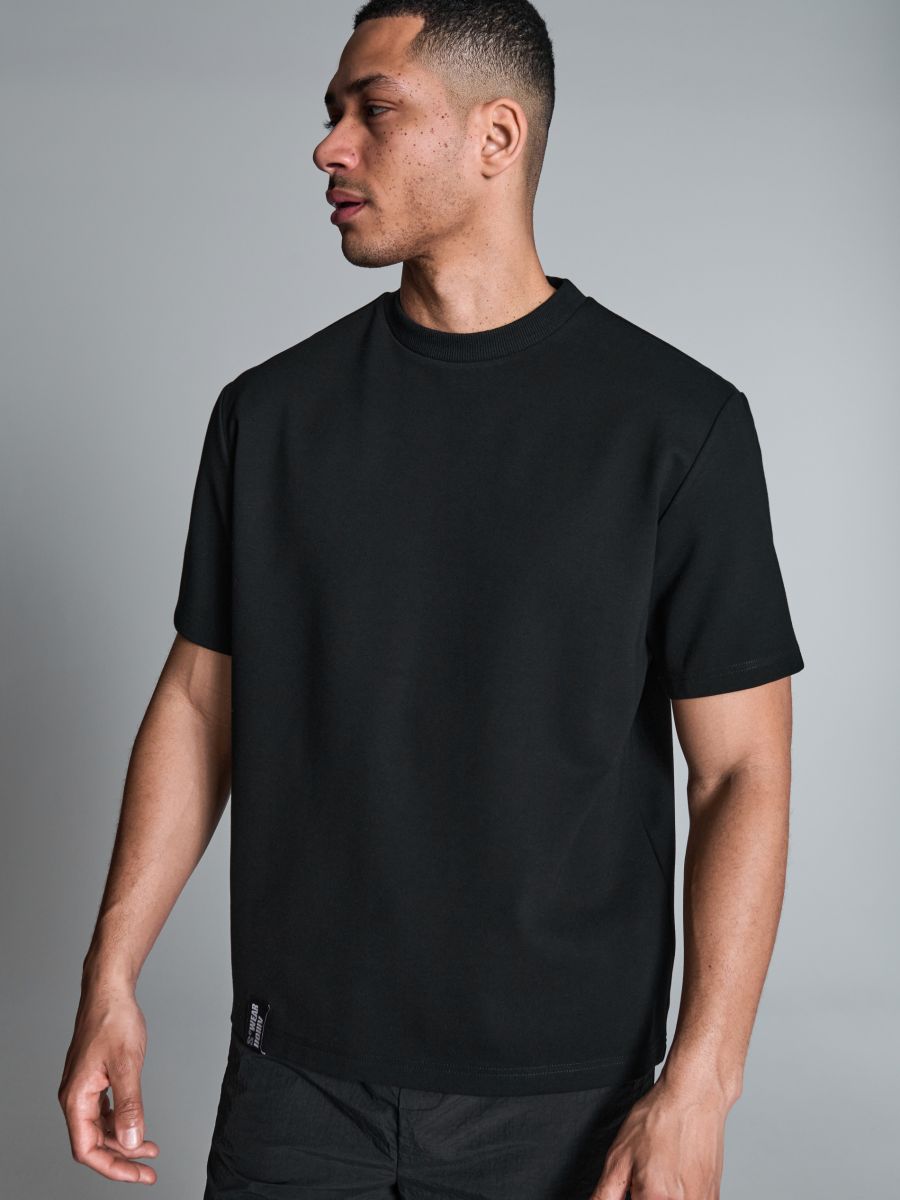 T-krekls Basic - melns - SINSAY