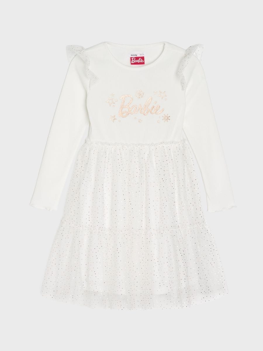 Mini vestito Barbie - panna - SINSAY