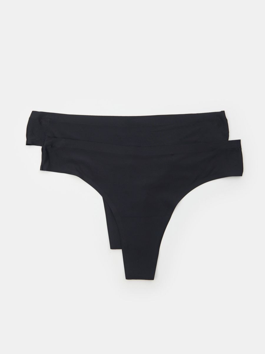 Tangas, 2er-Pack - Schwarz - SINSAY