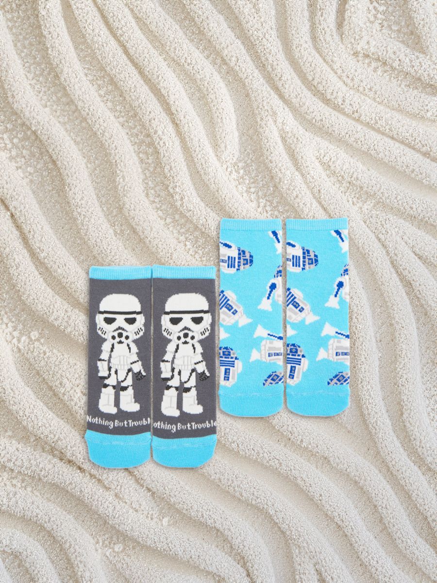 Komplet 2 parov nogavic Star Wars - večbarvna - SINSAY