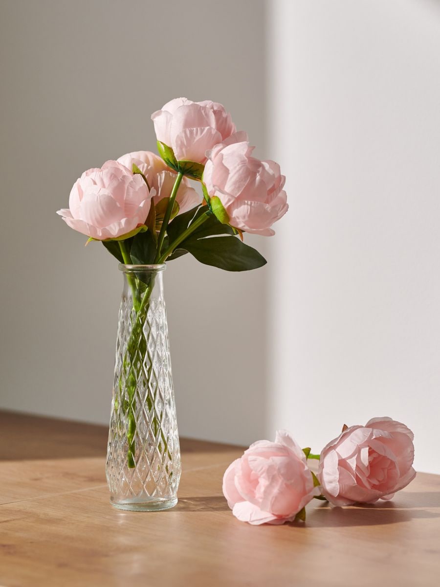 Dekorativní umělá rostlina - pastelová růžová - SINSAY