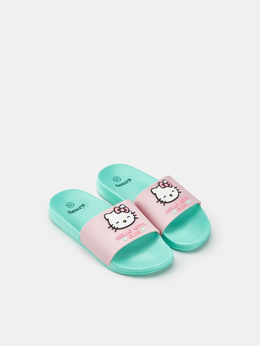 Hello Kitty sliders Color pale turquoise - SINSAY - 9864I-06X