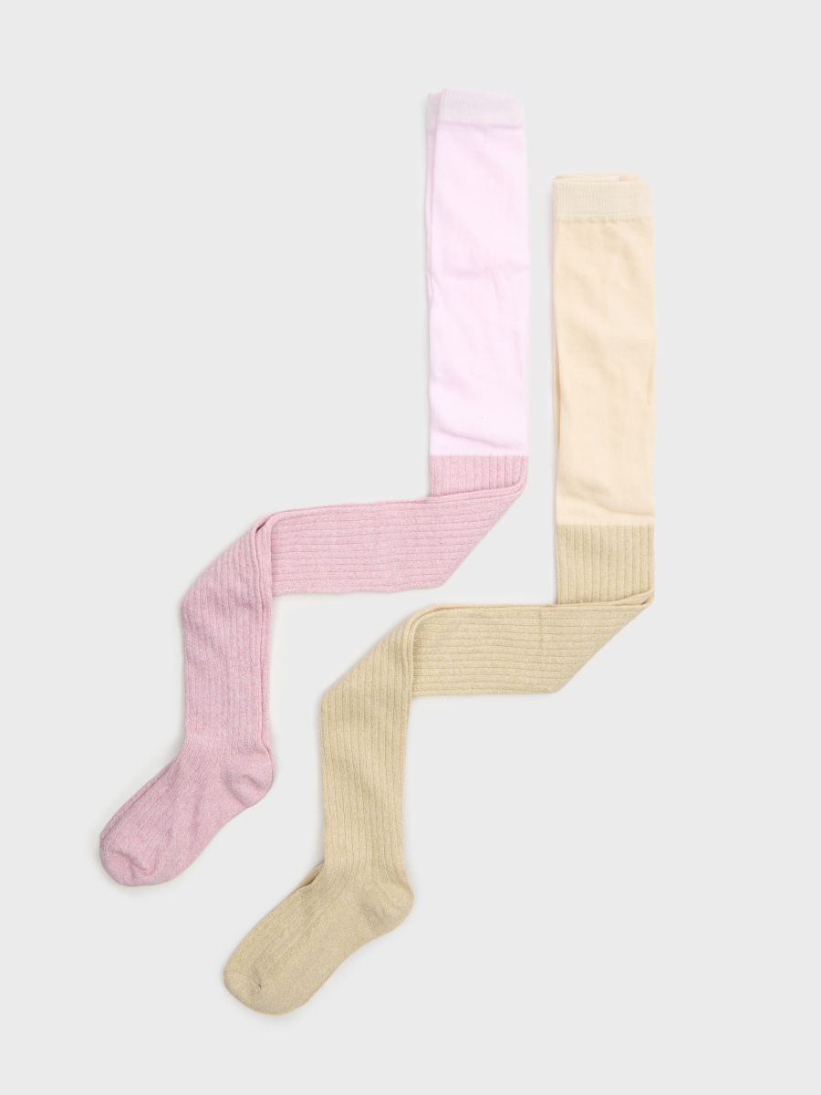 Komplet od 2 para čarapa s gaćicama - šaren - SINSAY