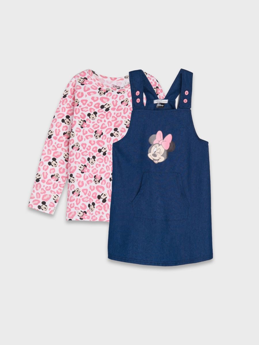 Minnie mouse dungaree top dress