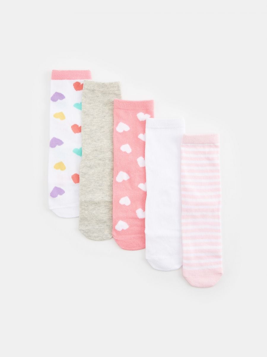 Шкарпетки, 5 пар - різнобарвний - SINSAY
