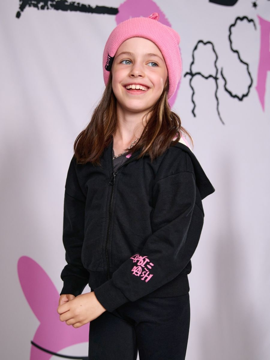 Bluza rozpinana Zombie Dash - czarny - SINSAY