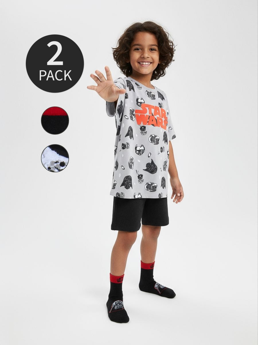 Σετ με 2 ζεύγη κάλτσες Star Wars - πολυχρωμο - SINSAY