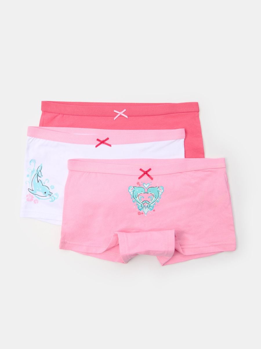 Boxershorts, 3er-Pack - Mehrfarbig - SINSAY