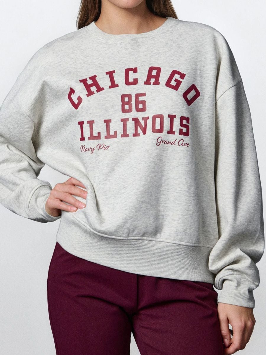 Bluza crewneck - Inny - SINSAY