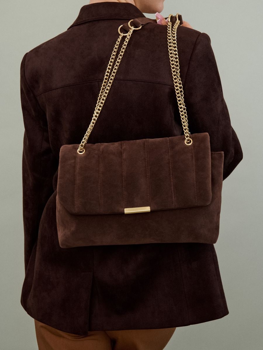 Hobo torba - tamno braon - SINSAY