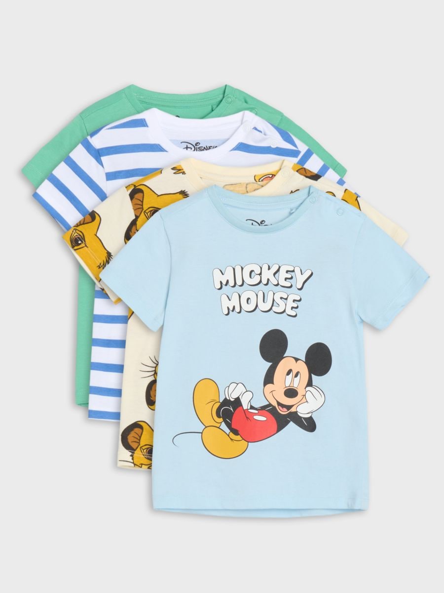 Σετ με 4 μπλούζες Disney - μπλε παλ - SINSAY