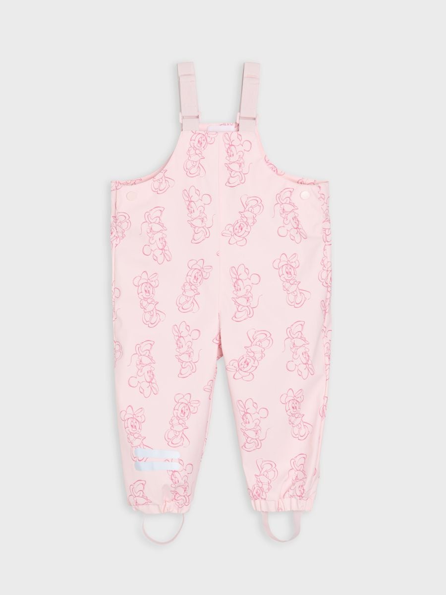 Pantaloni impermeabili Minnie Mouse - roz-pastel - SINSAY