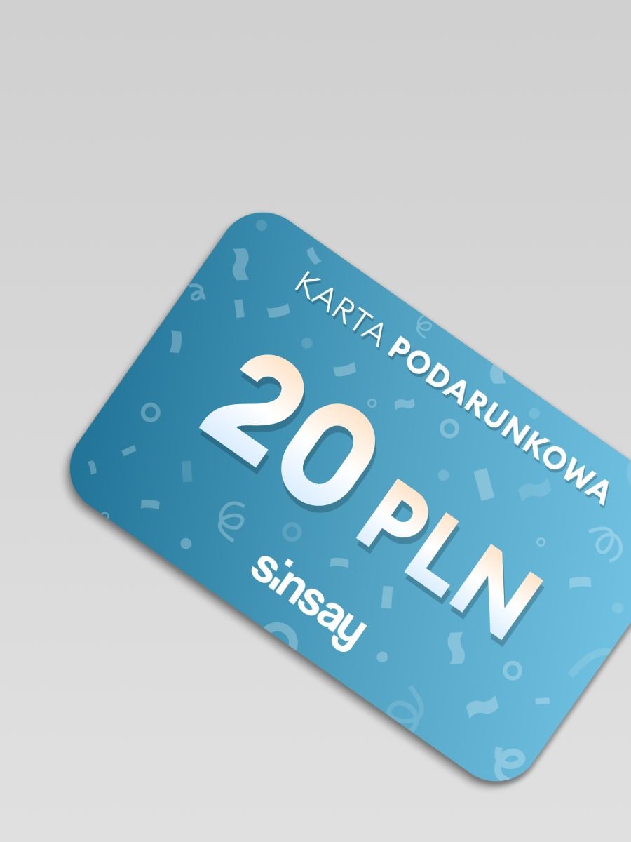 Karta podarunkowa - biały - SINSAY