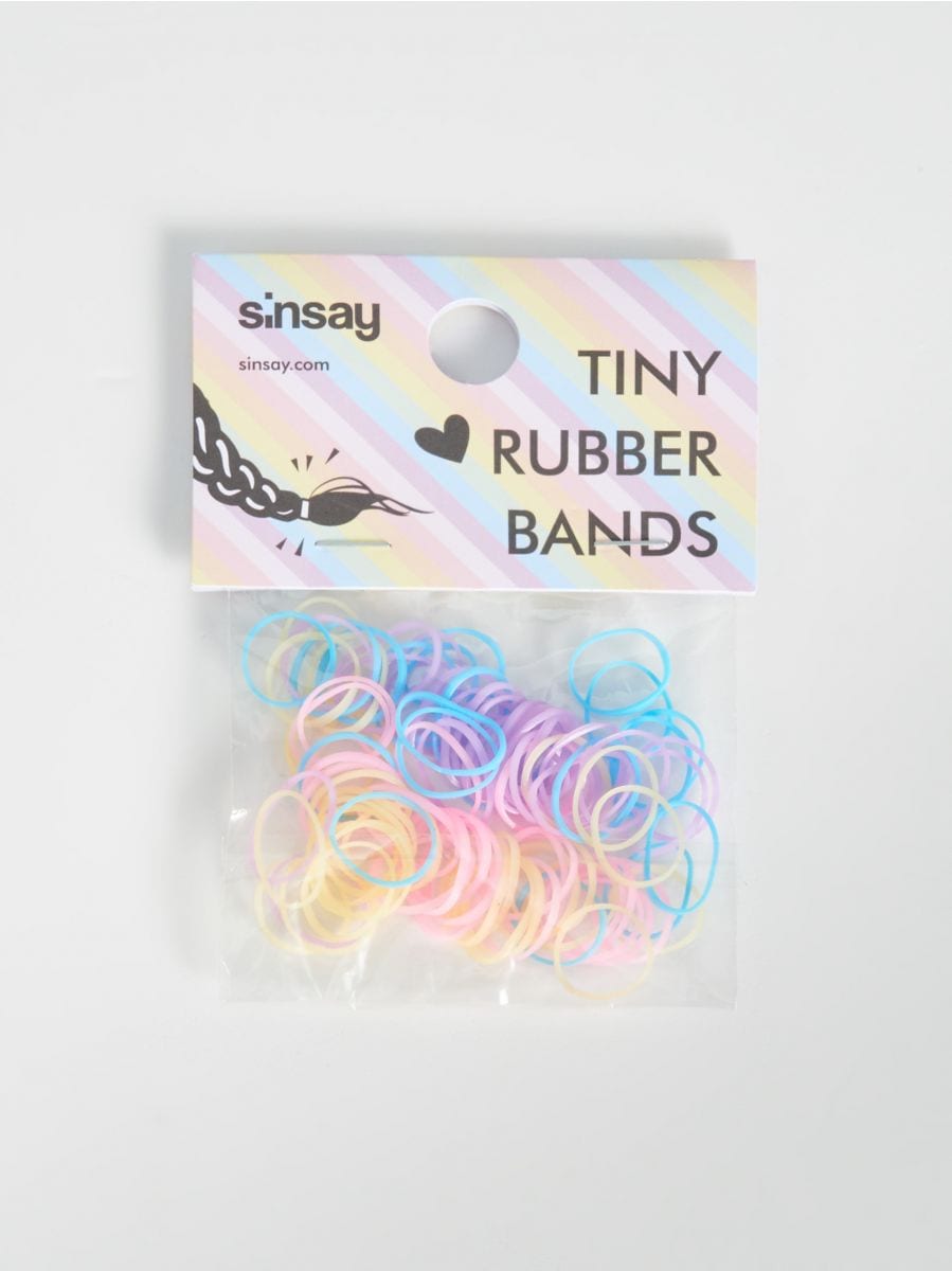 Tiny rubber bands Color multicolor - SINSAY - VX817-MLC