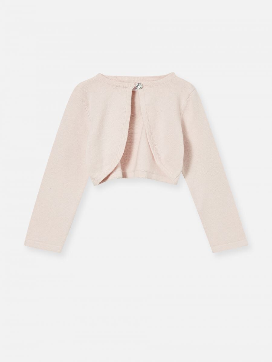 Cotton bolero jumper Color pink - SINSAY - WI711-03X