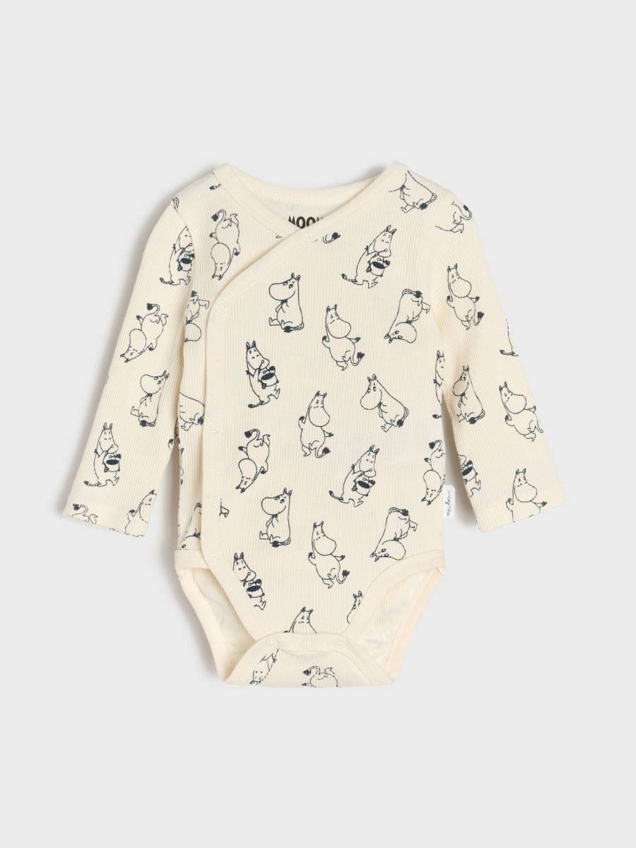 Soonikkoes bodi The Moomins - kreemvalge - SINSAY