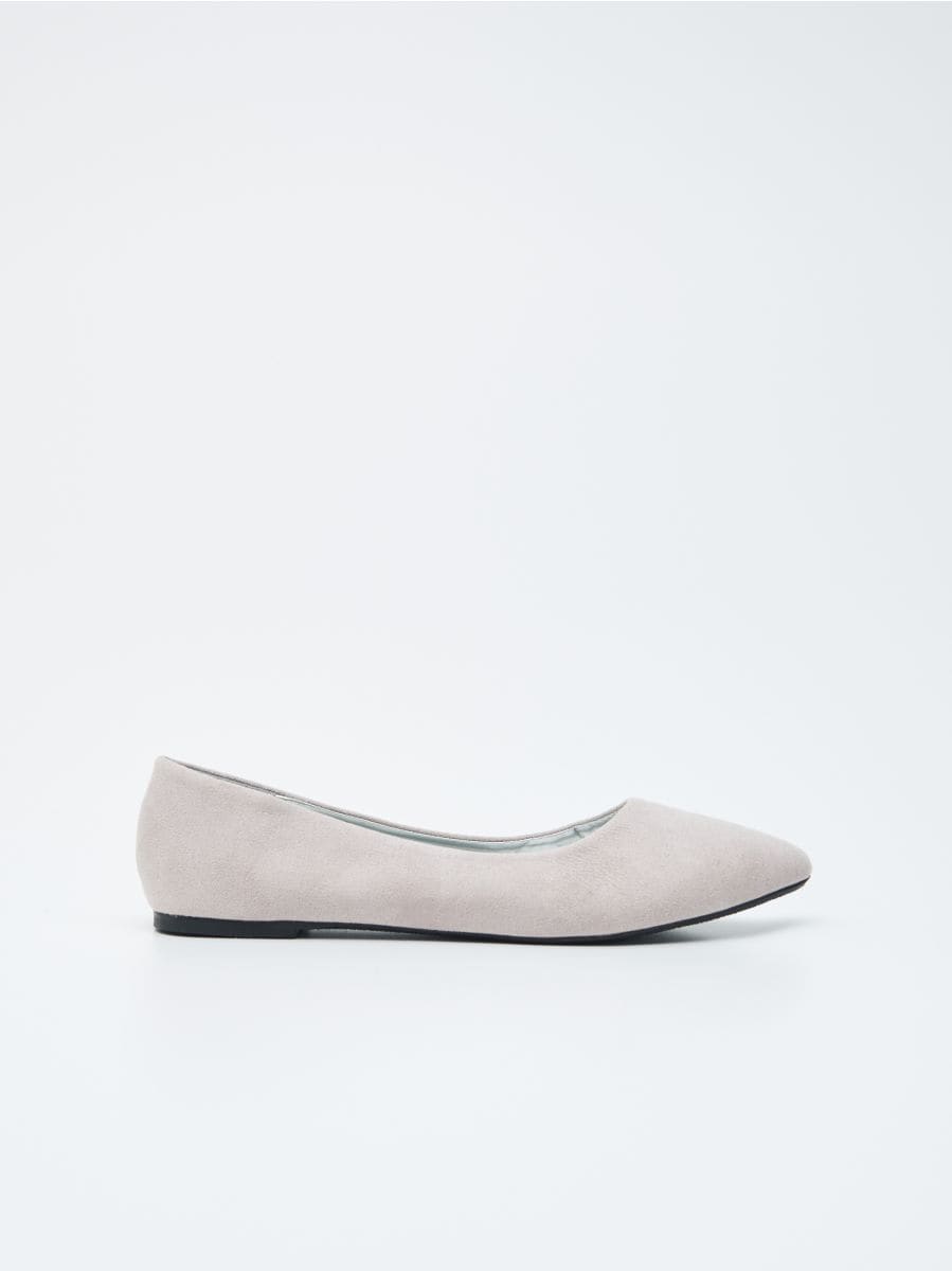 Grey 2025 ballerina pumps