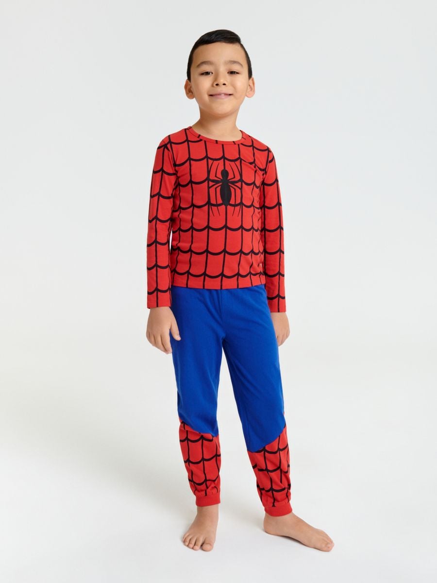 Piżama Spiderman - czerwony - SINSAY
